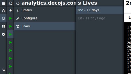 The cascading hamburger menu on a mobile phone