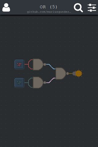 Screenshot of Ekkiog OR gate